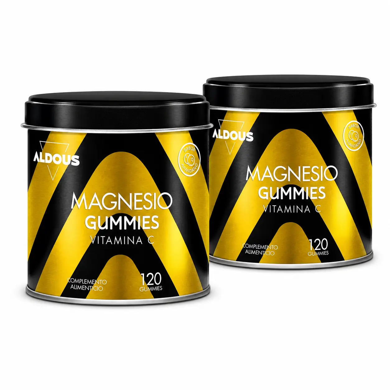 Aldous Bio Magnesio Citrato Gommose , 120 , confezione da 2