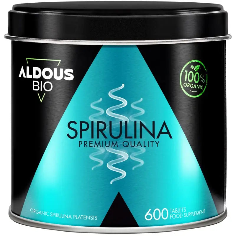 Aldous Bio Spirulina Organic Premium, 600 unità