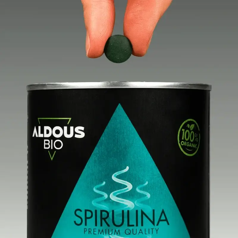 Aldous Bio Spirulina Organic Premium, 600 unità