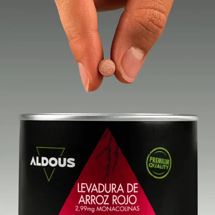 Aldous Bio Aldous Lievito di Riso Rosso con Coenzima Q10 , 400 compresse