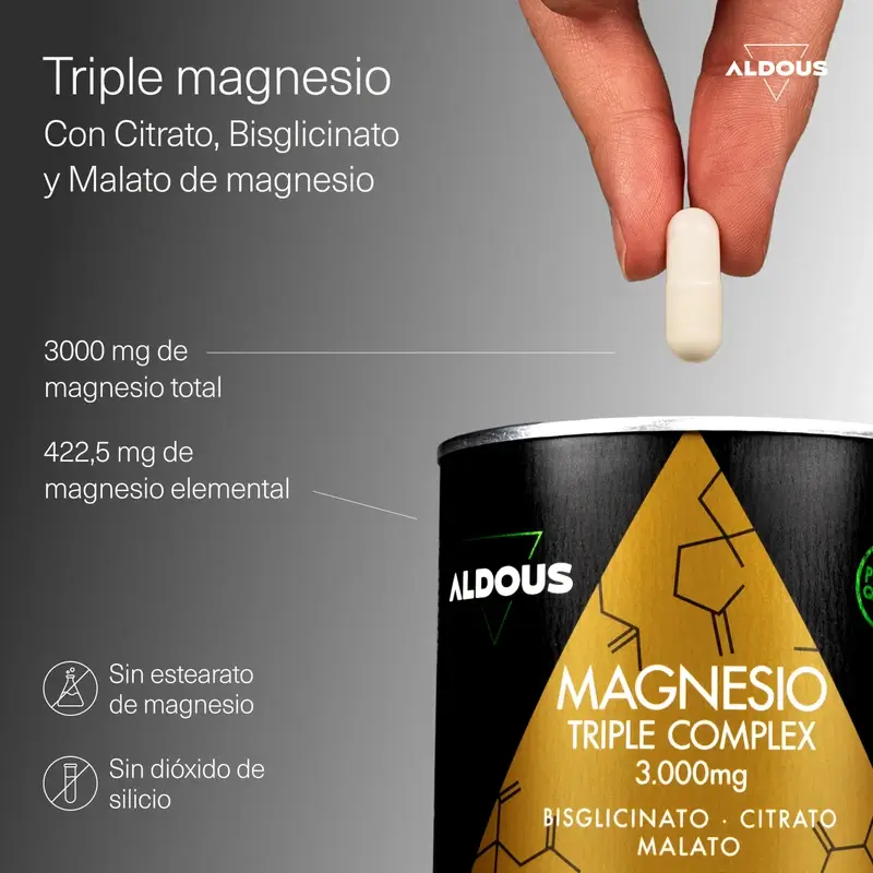 Aldous Bio Magnesium Complex Triple 3000Mg, 200 capsule