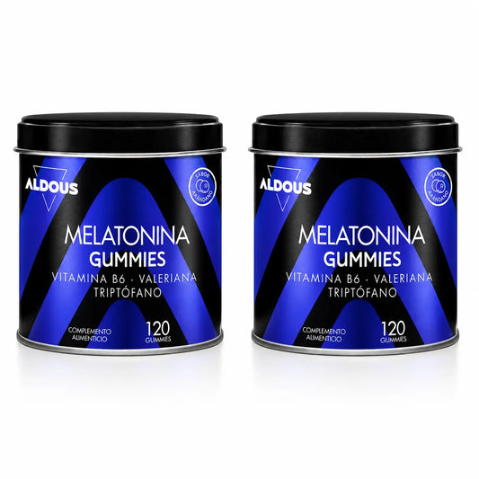 Aldous Bio Melatonin , 120 Gomme, confezione da 2
