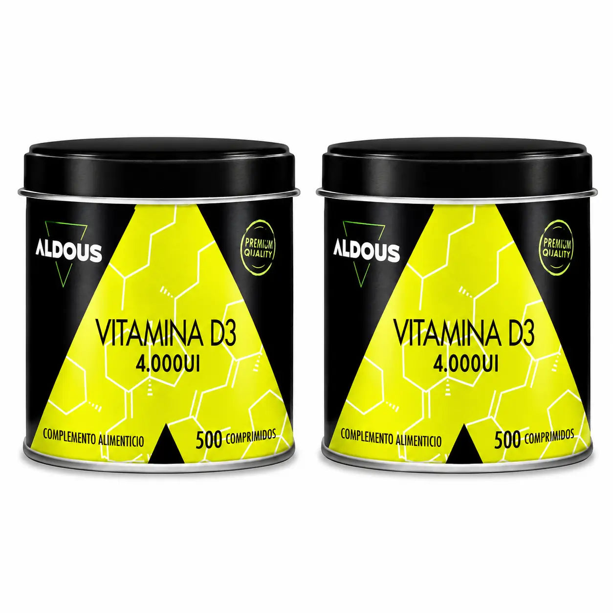 Aldous Bio Vitamina D3 4000 UI , 500 Compresse , confezione da 2