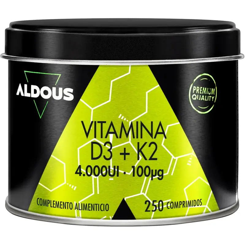 Aldous Bio Vitamina D3 + K2, 250 compresse