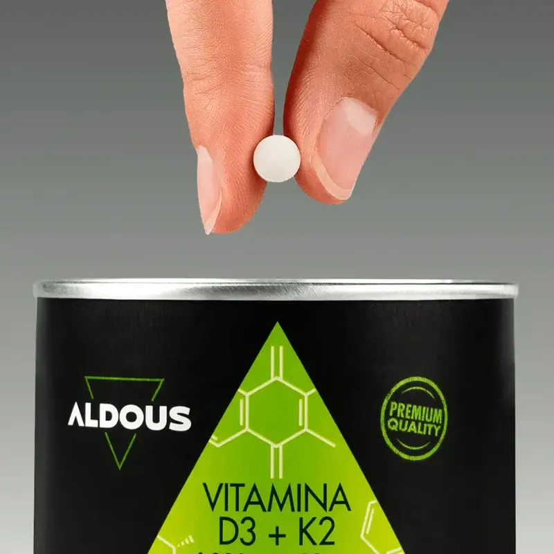 Aldous Bio Vitamina D3 + K2, 250 compresse