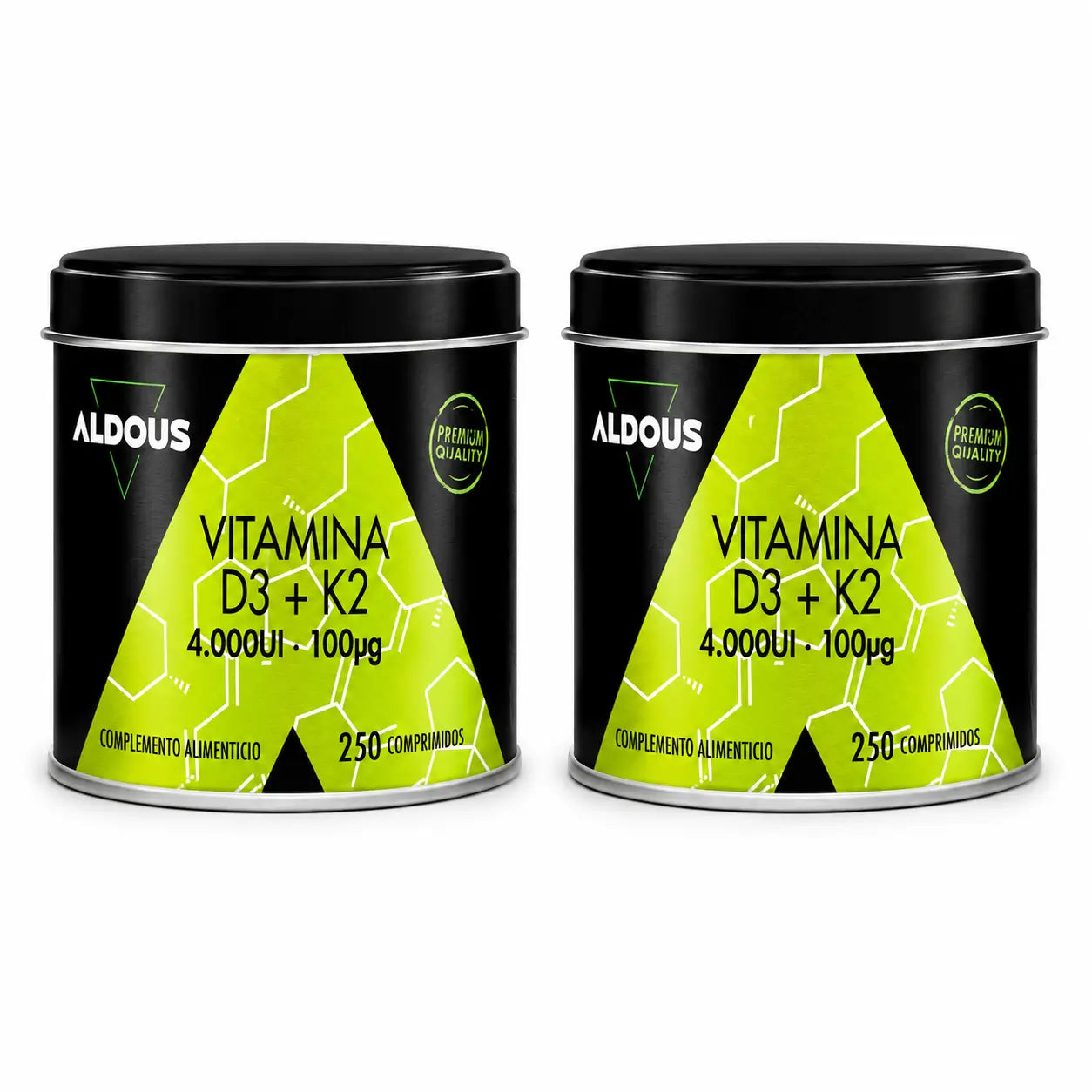 Aldous Bio Vitamina D3 + K2, 250 compresse , confezione da 2