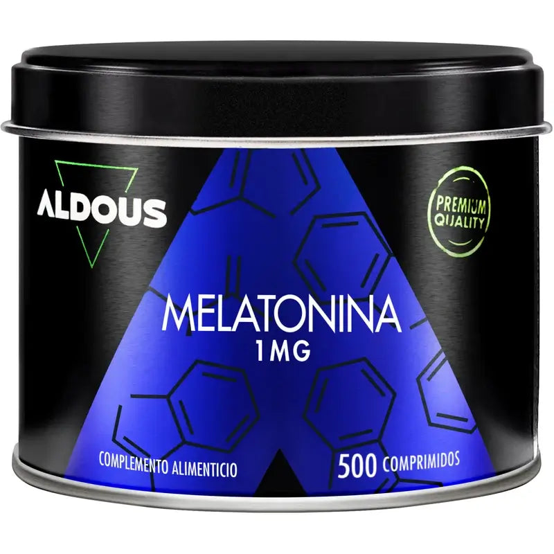 Aldous Labs Integratore alimentare Melatonina pura 1 Mg , 500 compresse