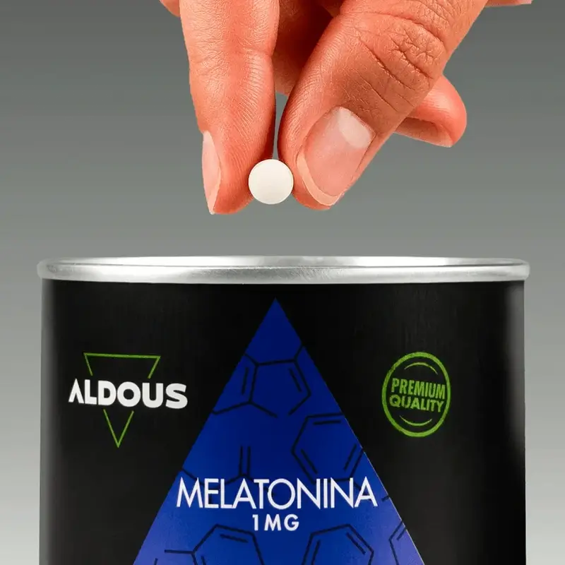 Aldous Labs Integratore alimentare Melatonina pura 1 Mg , 500 compresse