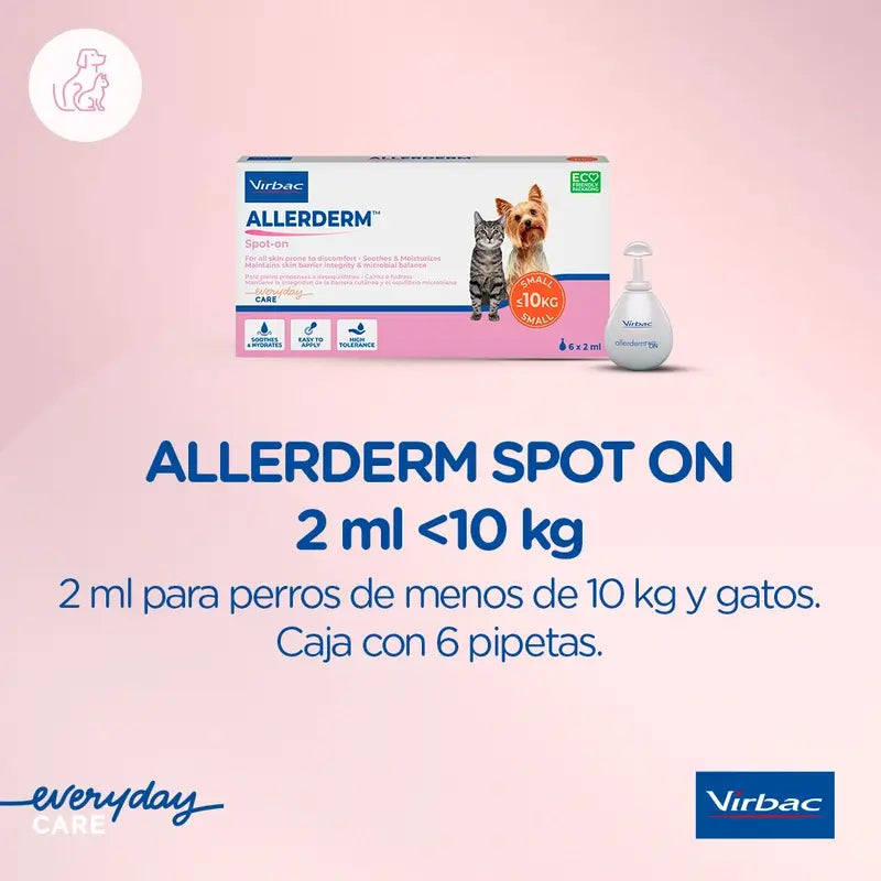 Virbac Allerderm Spot-On 2 ml 6 Pipette