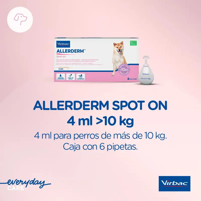 Virbac Allerderm Spot-On 4 ml 6 Pipette