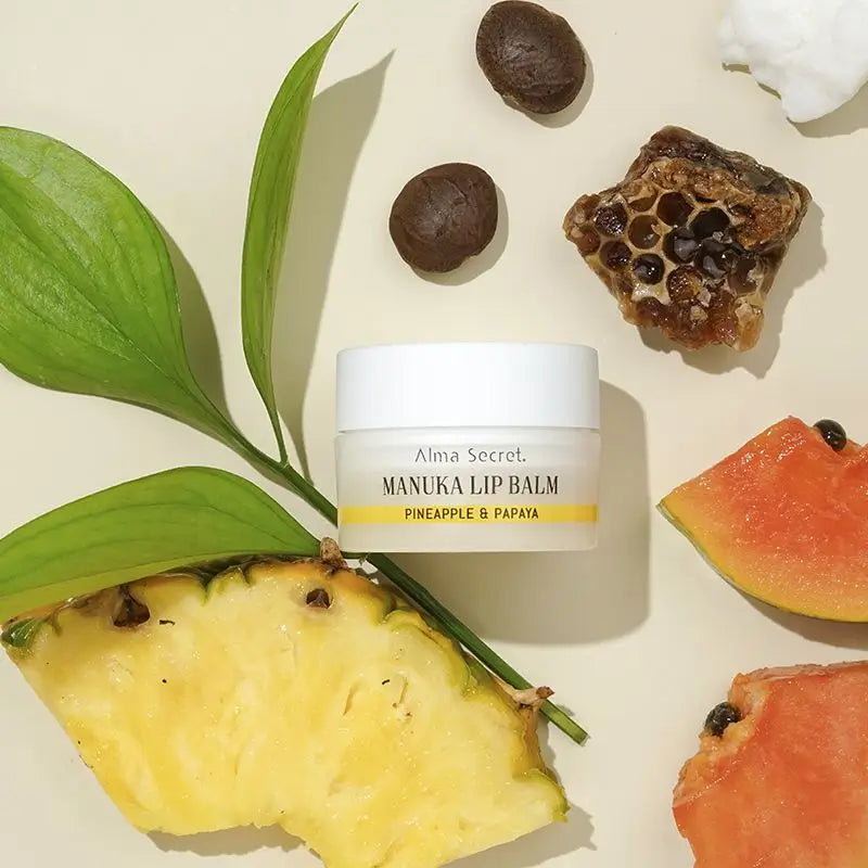 Alma Secret Inca Inchi & Manuka Lip Balm - Ananas & Papaya - Alma Secret Lip Balm - Inca Inchi & Manuka - Ananas & Papaya