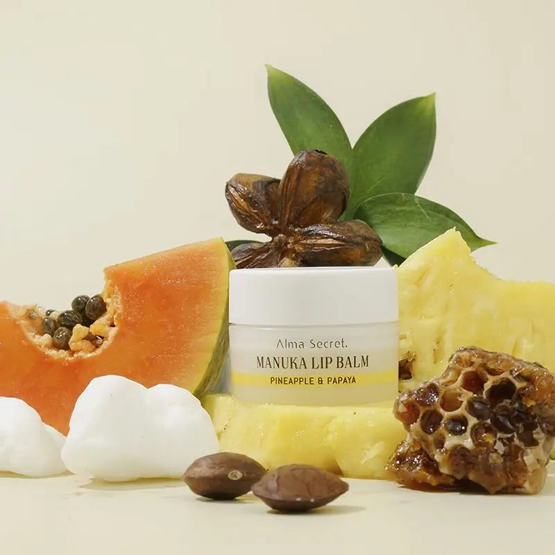 Alma Secret Inca Inchi & Manuka Lip Balm - Ananas & Papaya - Alma Secret Lip Balm - Inca Inchi & Manuka - Ananas & Papaya