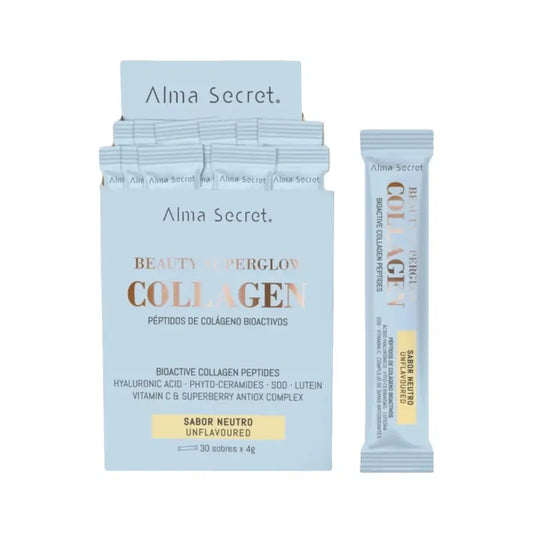 Alma Secret Beauty Superglow Collagene Gusto Neutro, 30x3 g