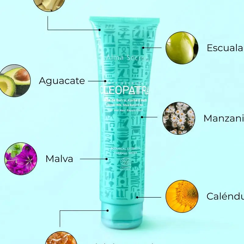 Alma Secret Cleopatra - Idratante per le talloniere con latte d'asina, avocado e menta