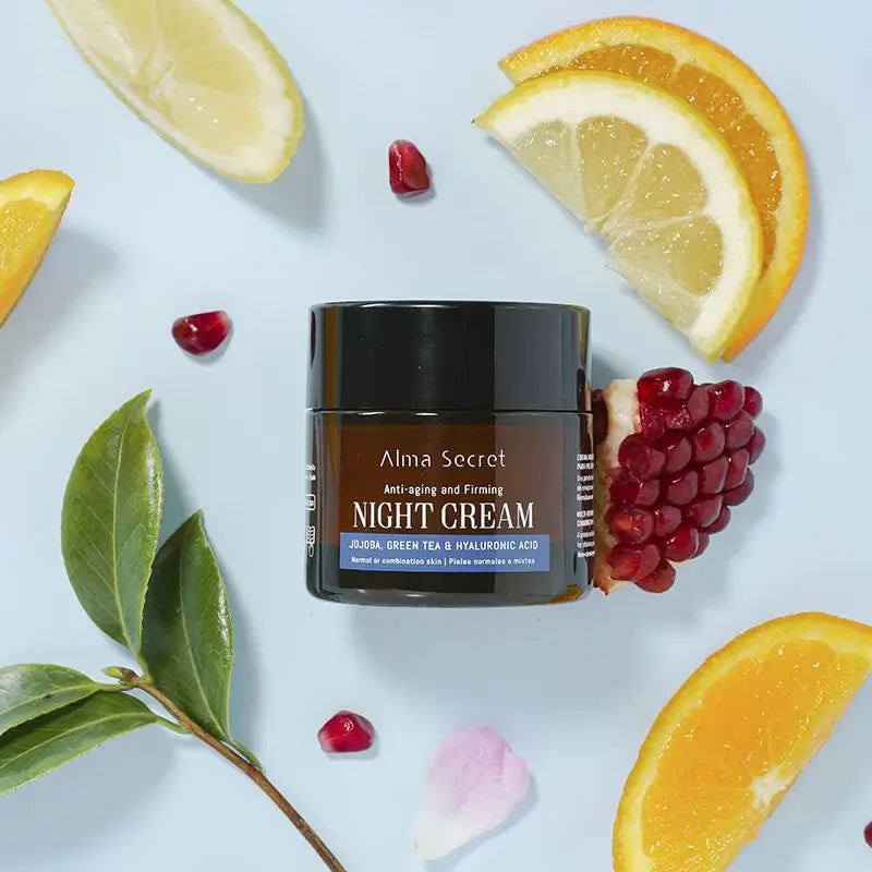 Alma Secret Anti-Età Riparazione Notte Jojoba, Tè Verde e Ialuronico