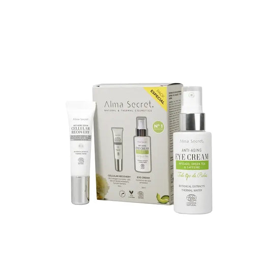 Alma Secret Pack Contorno occhi all'avocado 30 Ml + Recupero cellulare 10 Ml