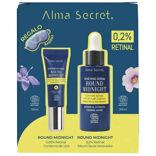 Alma Secret Pack Siero retinico 0,2%, 30 Ml + Contorno occhi retinico 10 Ml + Maschera