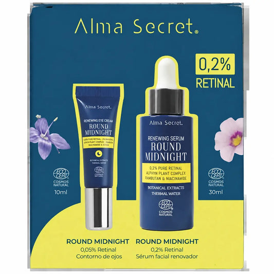 Alma Secret Pack: siero al retinoide 0,2%, 30 ml + contorno occhi al retinoide 10 ml