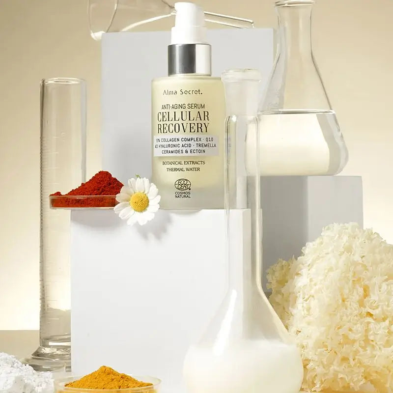 Alma Secret Cellular Recovery Serum 5% Complesso di Collagene, Q10, Acido Ialuronico 4D, Tremella, Ceramidi ed Ectoina