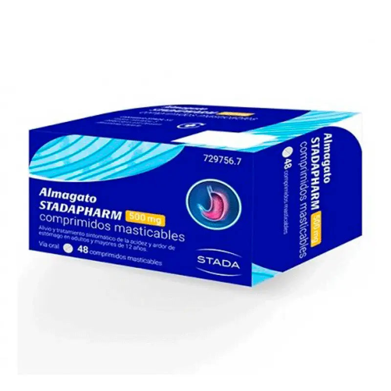 Almagate Stadapharm 500 mg, 48 chewable tablets