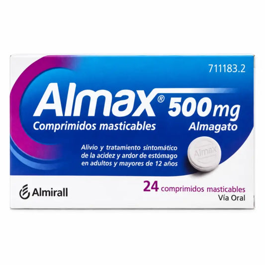 Almax 500 mg, 24 compresse masticabili