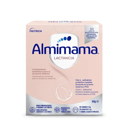 Almimama Integratore alimentare per l'allattamento, 30 bustine da 2 grammi