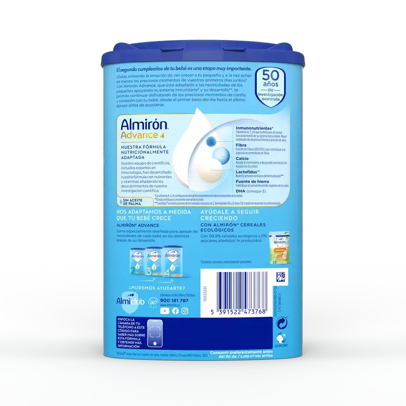 Almirón Advance 4, Confezione 6 x 800 g