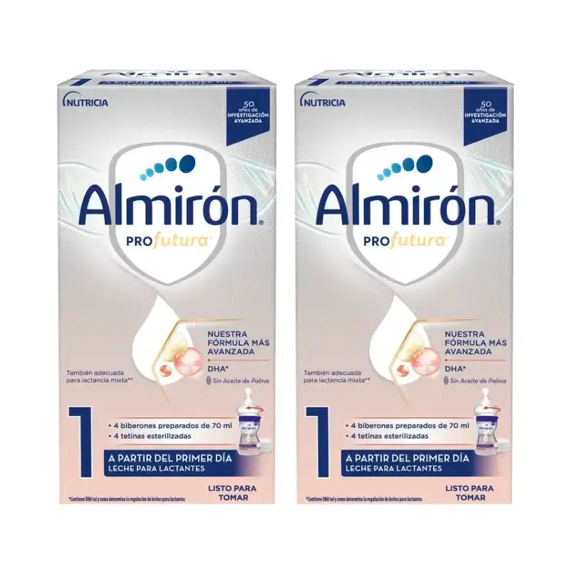 Almiron Profutura 1 Mini Bottiglia, Confezione 8 x 70 ml, 560 ml
