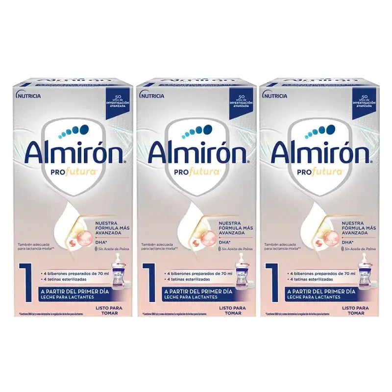 Almiron Profutura 1 Mini Bottiglia, Confezione 12 x 70 ml, 840 ml