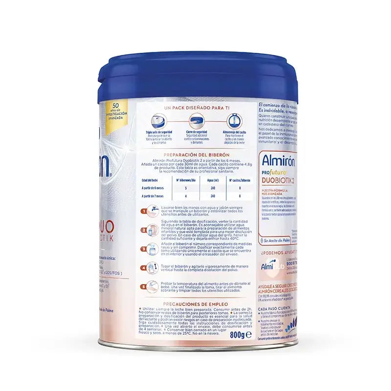 Almirón Profutura 2 Formula in polvere, da 6 mesi, confezione da 2 x 800 g