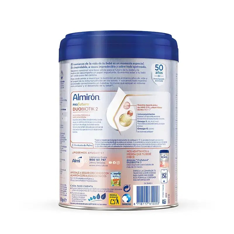 Almirón Profutura 2 Formula in polvere, da 6 mesi, confezione da 2 x 800 g
