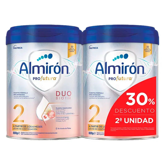 Almirón Profutura 2 Formula in polvere, da 6 mesi, confezione da 2 x 800 g