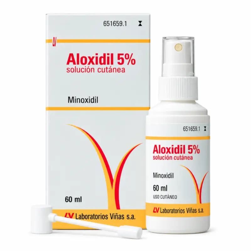 Aloxidil 50 mg/ ml Minoxidil Soluzione Cutanea 1 Flacone, 60 ml