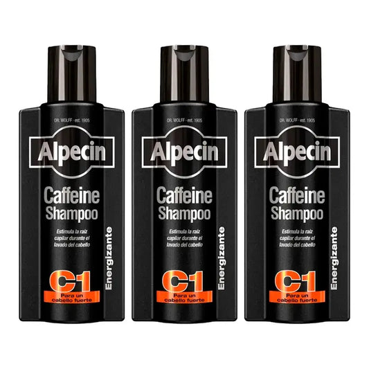 Alpecin Edizione Nera, 3 X 375 Ml