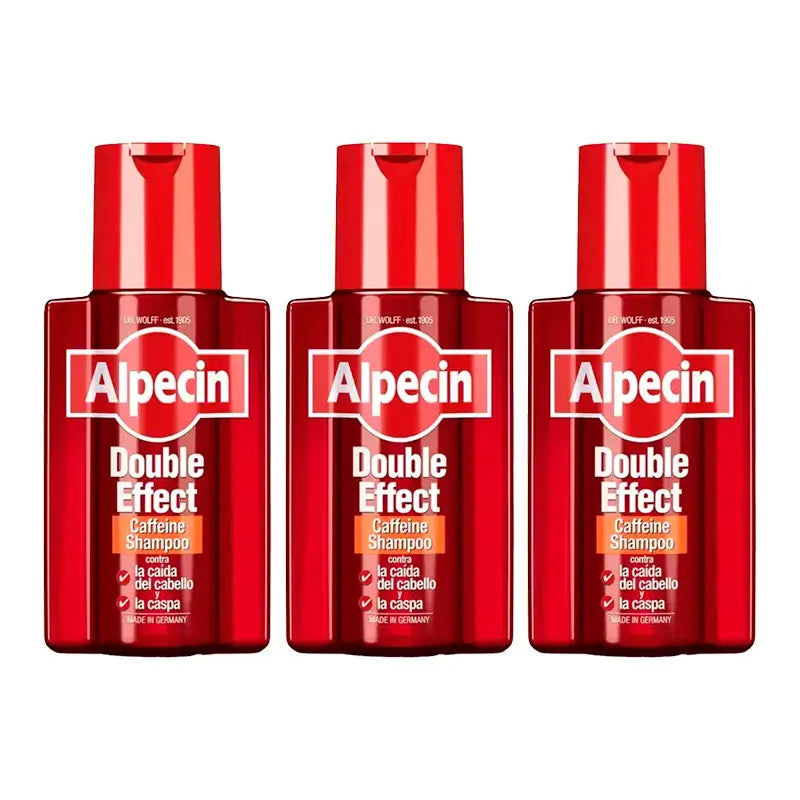 Alpecin Doppio Effetto, 3 X 200 Ml