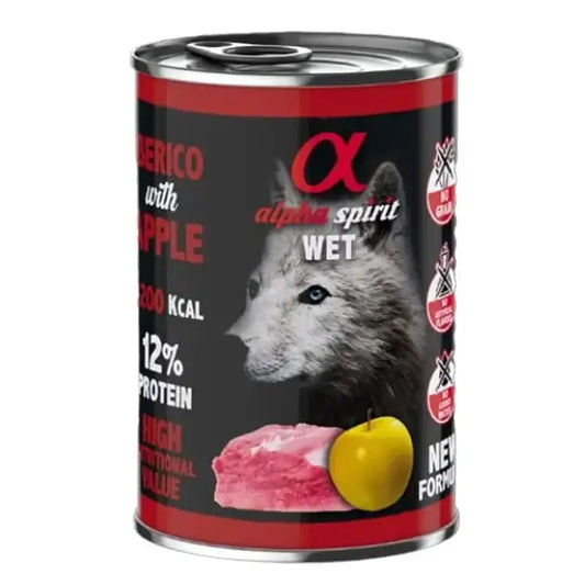 Alpha Spirit Canine Maiale C/Mela Amar. Lattina 6X400Gr