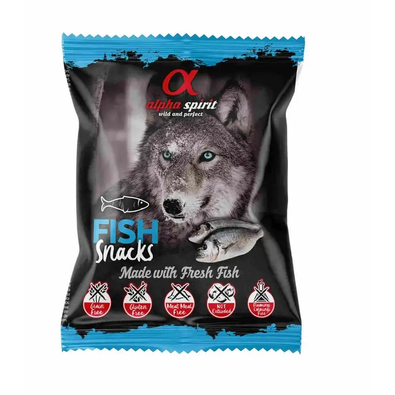 Alpha Spirit Snack di pesce per cani 24X50Grs