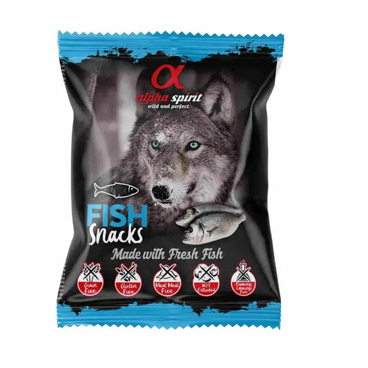 Alpha Spirit Snack di pesce per cani 24X50Grs