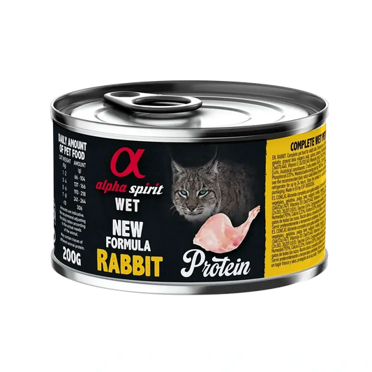 Alpha Spirit Feline Rabbit Scatola di latta 6X200Gr