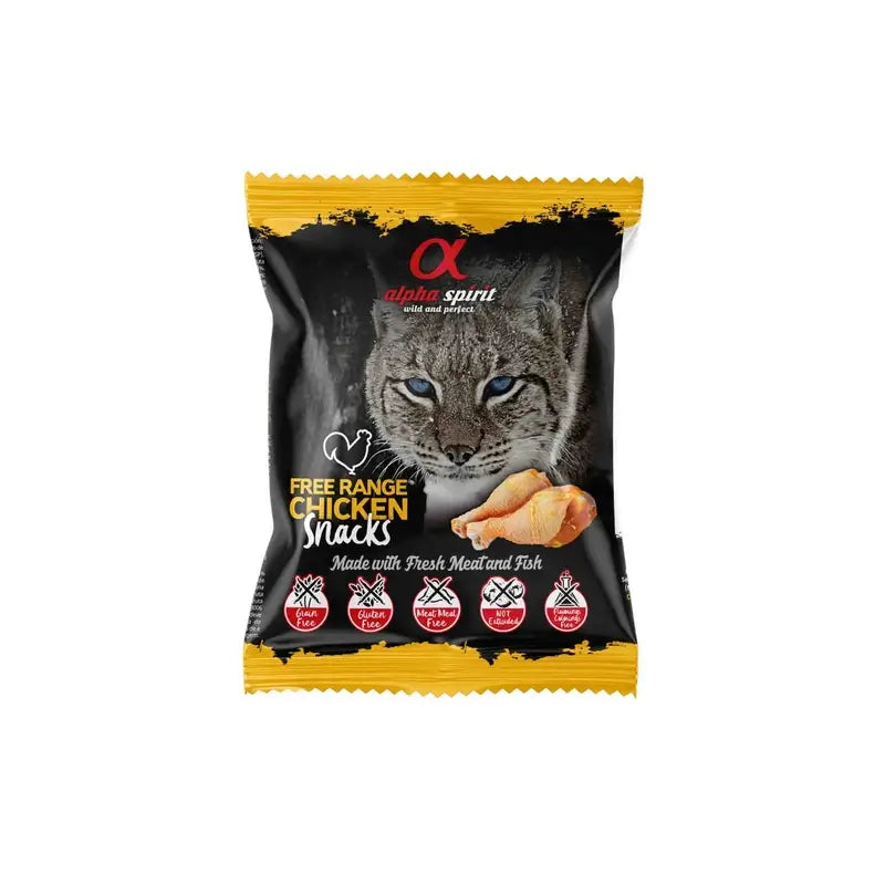 Alpha Spirit Feline Snack di pollo ruspante 24X50Grs