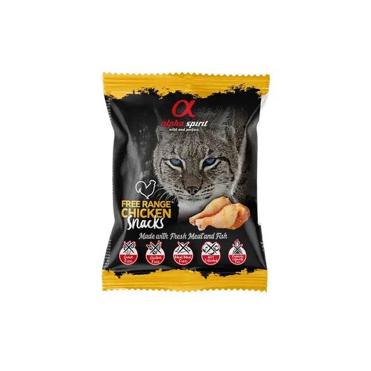Alpha Spirit Feline Snack di pollo ruspante 24X50Grs