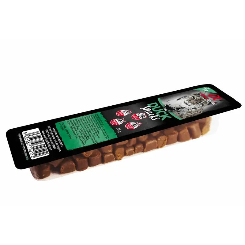 Alpha Spirit Snack felino all'anatra 16X35Grs