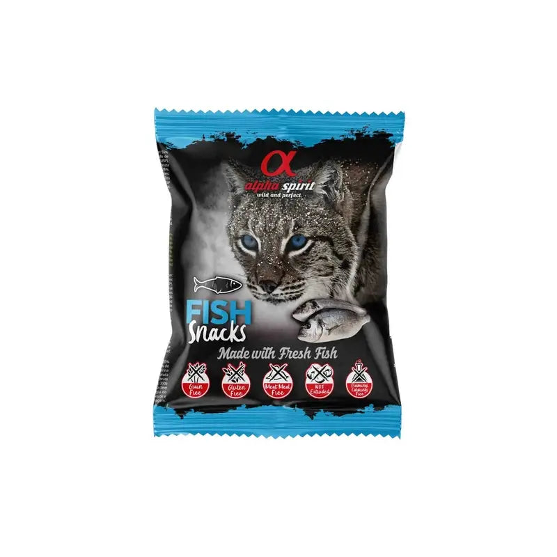 Alpha Spirit Snack di pesce felino 24X50Grs