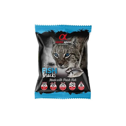 Alpha Spirit Snack di pesce felino 24X50Grs