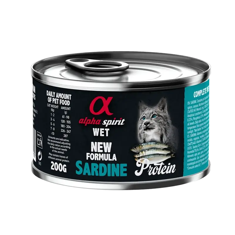 Alpha Spirit Feline Sardine in scatola 6X200Gr