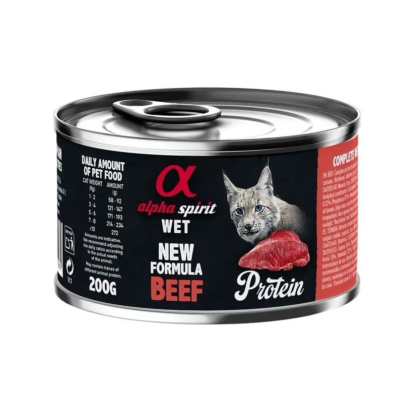 Alpha Spirit Feline Veal in scatola 6X200Gr