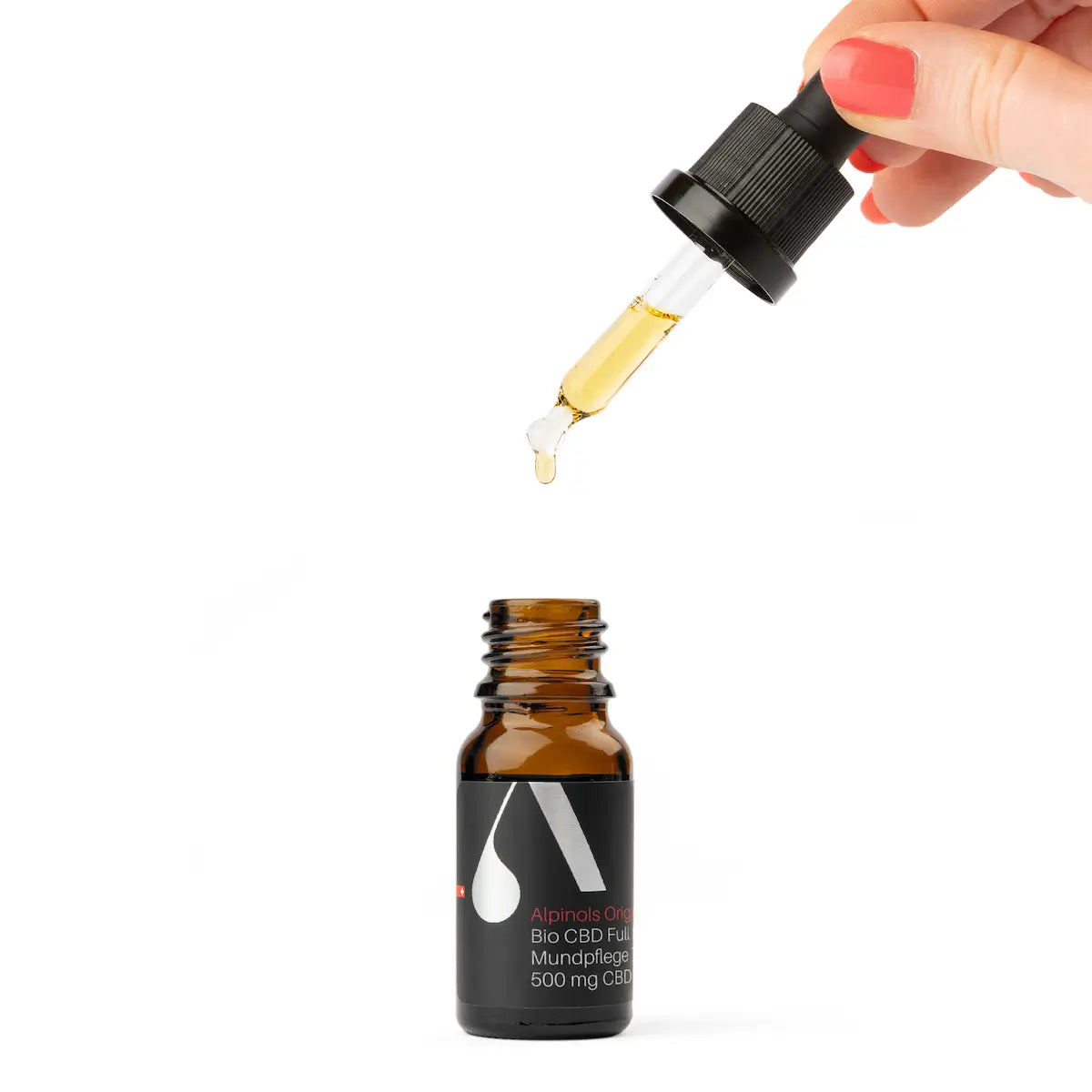 Olio di Cbd originale Alpinols a spettro completo 500Mg (5%), 10 ml
