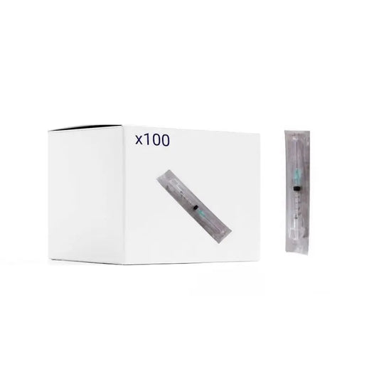 Siringa Alvita Pack con ago sterile 2,5 (0,8X40Mm), 100 unità
