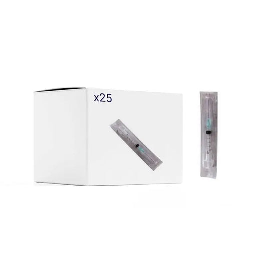 Confezione Alvita Siringa con ago sterile 2,5 (0,8X40Mm), 25 pz.