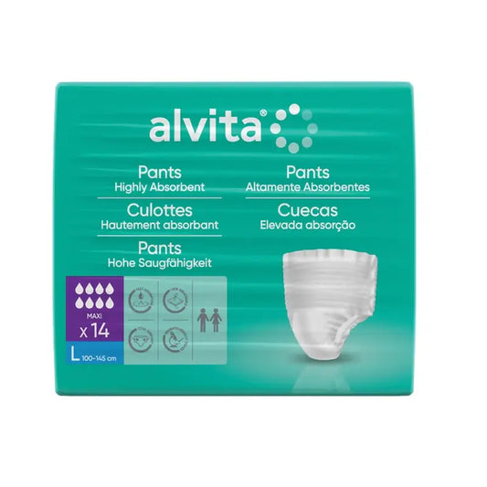 Pantaloni Alvita Maxi taglia L, 14 unità